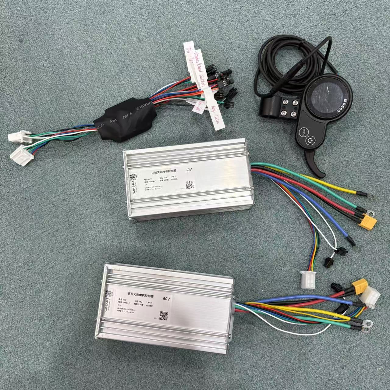 60V 5600W Dual Motor Electric Scooter - Set Controller 50A di Alta Qualità