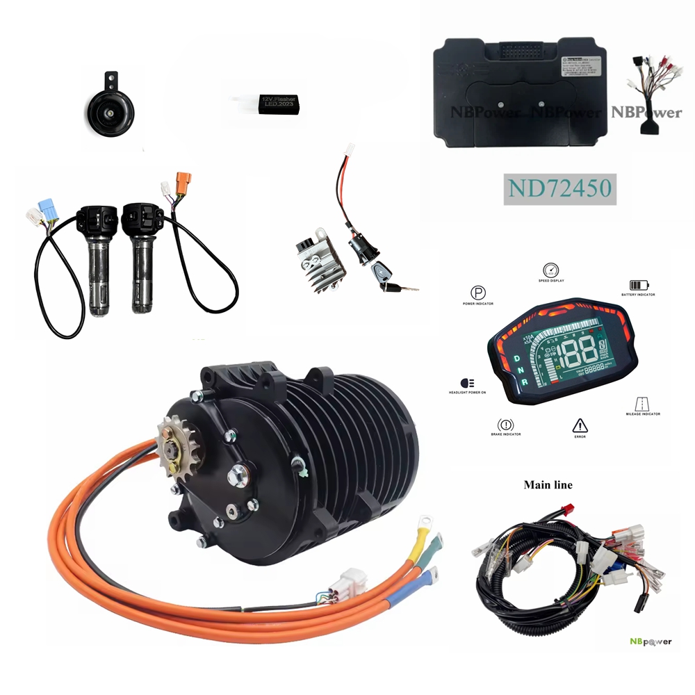 Kit di conversione motore cent - Mid Drive Motor Kit 72V 3000W recensione e prezzo