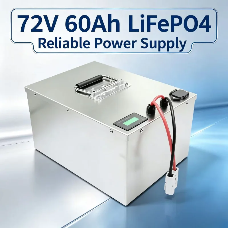 Batteria LiFePO4 da 72V 60Ah,  - 72V 60Ah Lifepo4 Battery Pack recensione e prezzo