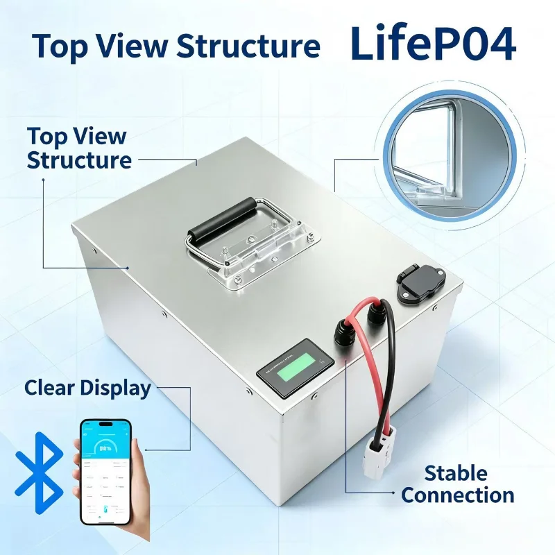 Batteria LiFePO4 da 72V 60Ah,  - 72V 60Ah Lifepo4 Battery Pack recensione e prezzo