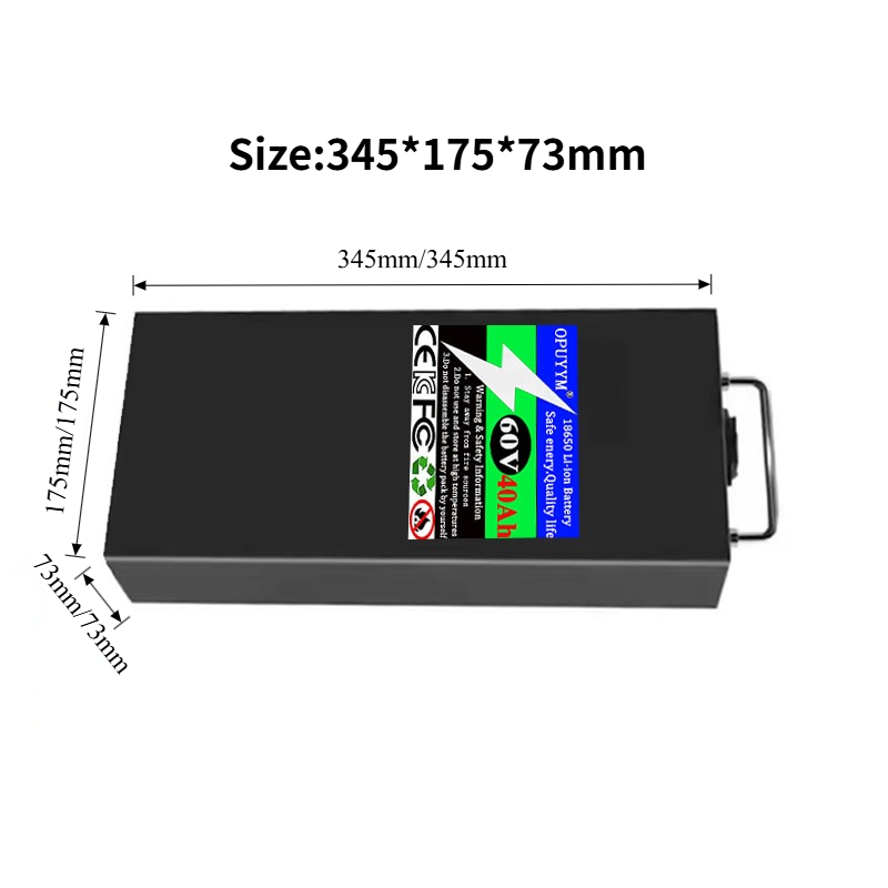 Nuova Batteria Li-ion 60V 40Ah - 60V 30Ah Electric Scooter Battery recensione e prezzo